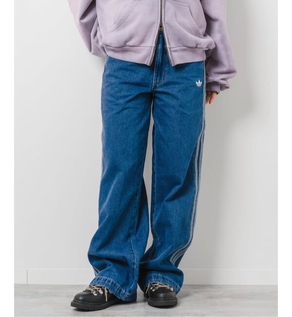 JOINT WORKS「adidas / アディダス DENIM 3S PANT」|デニム|サックスブルー
