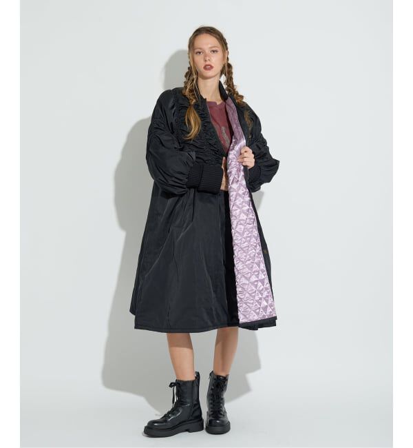 JOINT WORKS「ANNA SUI NYC / アナスイエヌワイシー ロングMA-1コート」|その他|