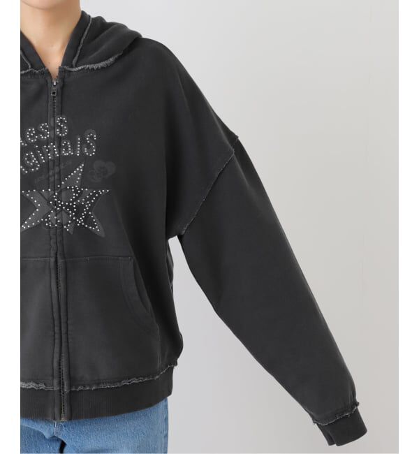 JOINT WORKS「GUESS/ゲス GO OS STAR RHINESTON HOODIE」|パーカー|