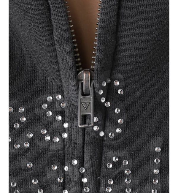 JOINT WORKS「GUESS/ゲス GO OS STAR RHINESTON HOODIE」|パーカー|
