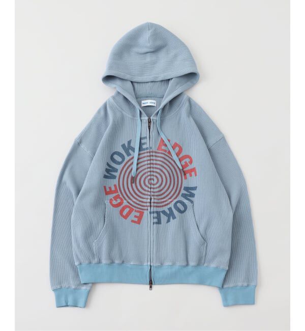 JOINT WORKS「WOKE EDGE / ウォークエッジ Washed Thermal Zip Hoodie」|パーカー|