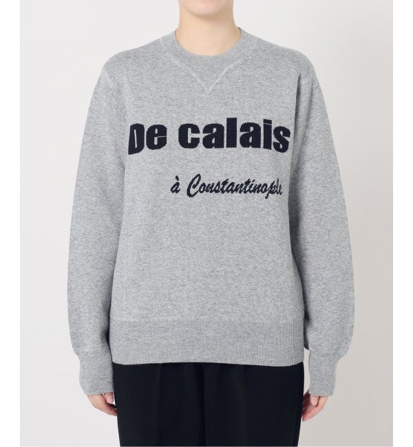 VERMEIL par iena「スウェットライクロゴニット」|ニット・セーター|