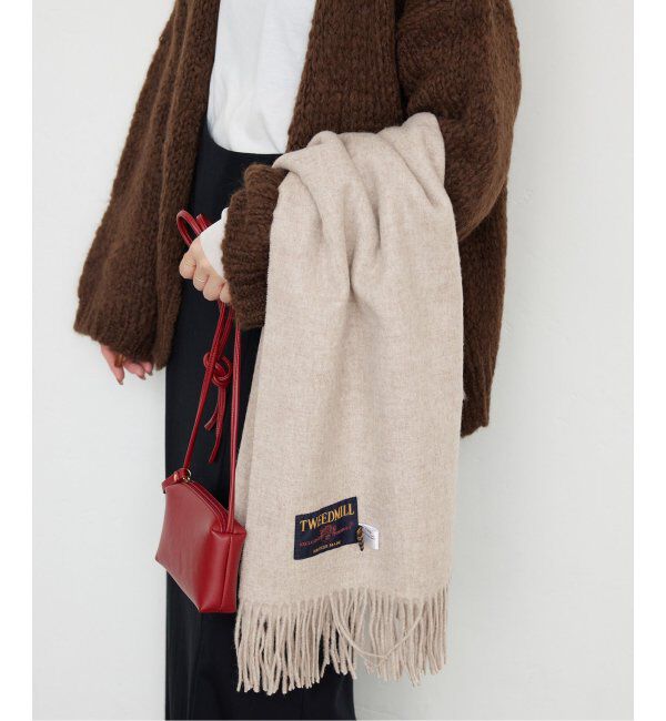 SLOBE IENA「《追加》TWEEDMILL/ツイードミル ストール 70-190-WP」|ストール|