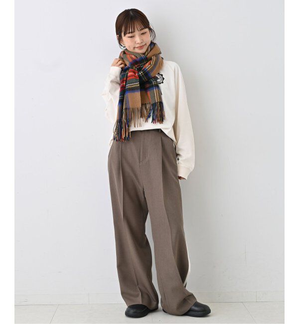 SLOBE IENA「《追加》TWEEDMILL/ツイードミル ストール 70-190-WP」|ストール|