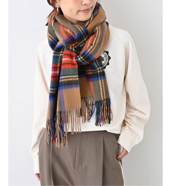 SLOBE IENA「《追加》TWEEDMILL/ツイードミル ストール 70-190-WP」|ストール|