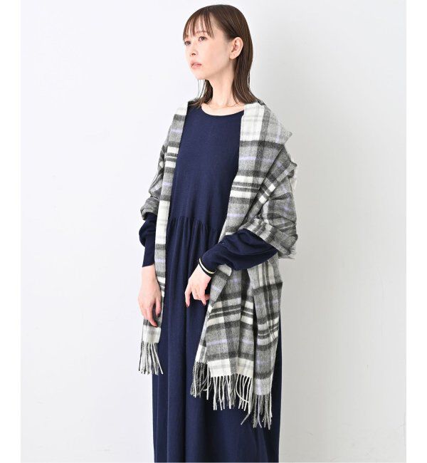 SLOBE IENA「《追加》TWEEDMILL/ツイードミル ストール 70-190-WP」|ストール|
