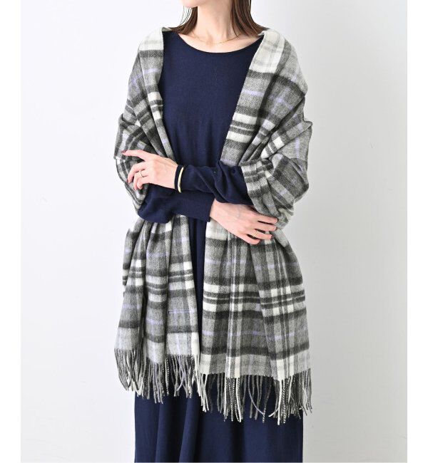SLOBE IENA「《追加》TWEEDMILL/ツイードミル ストール 70-190-WP」|ストール|