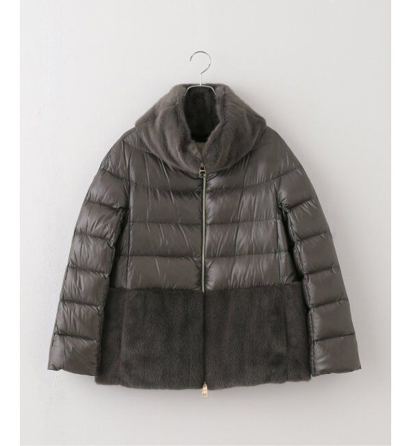 IENA「HERNO/ヘルノ COMBI DOWN ダウンジャケット PI001933D12017Z」|ダウン|グレー