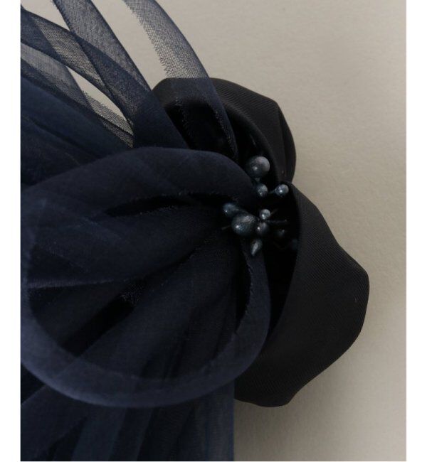 VERMEIL par iena「《追加》シルクオーガンジーコサージュ」|ブローチ・コサージュ|