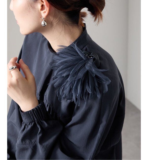 VERMEIL par iena「《追加》シルクオーガンジーコサージュ」|ブローチ・コサージュ|