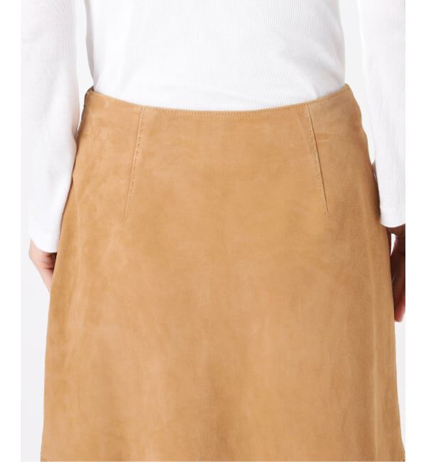 IENA LA BOUCLE「IENA LA BOUCLE レザーフリンジミニスカート」|スカート|