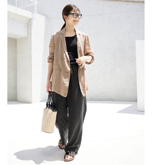 SLOBE IENA「《追加》フィブリルリラックスパンツ」|その他|