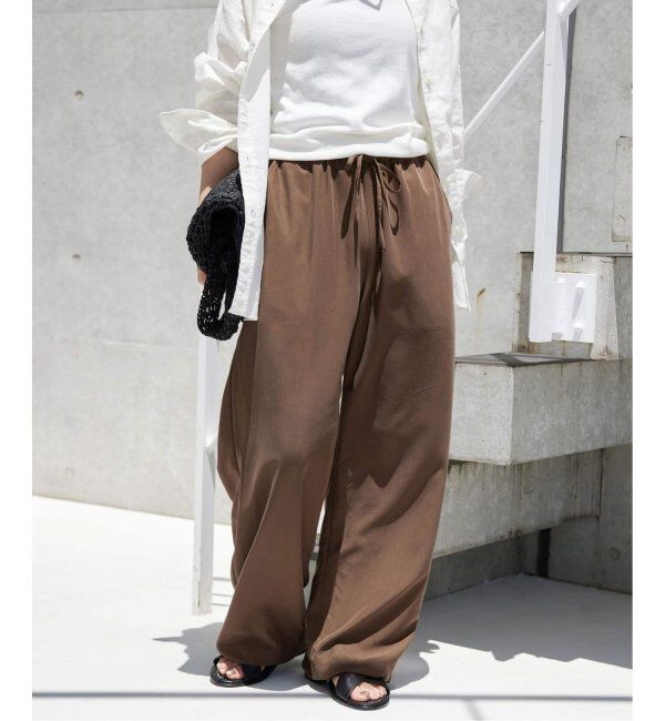 SLOBE IENA「《追加》フィブリルリラックスパンツ」|その他|