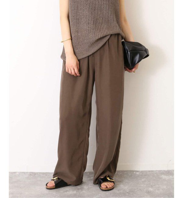 SLOBE IENA「《追加》フィブリルリラックスパンツ」|その他|