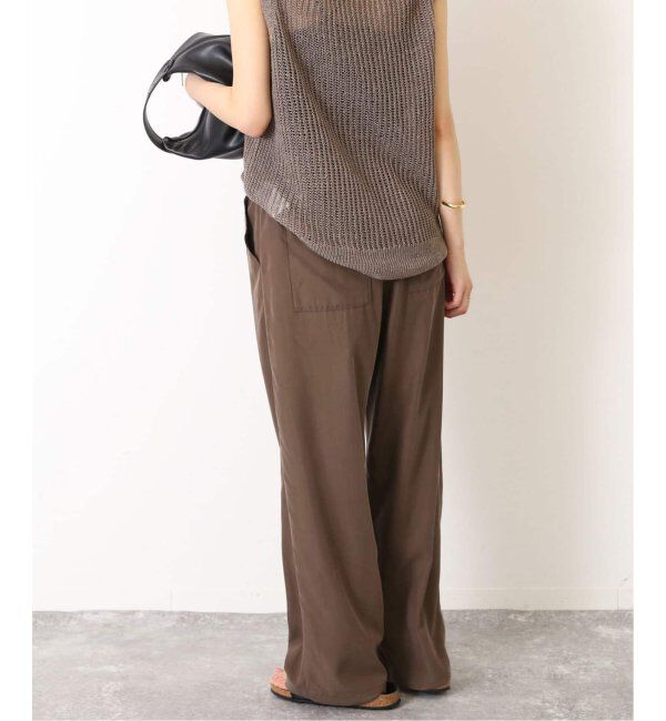 SLOBE IENA「《追加》フィブリルリラックスパンツ」|その他|