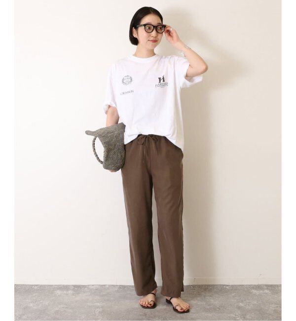 SLOBE IENA「《追加》フィブリルリラックスパンツ」|その他|