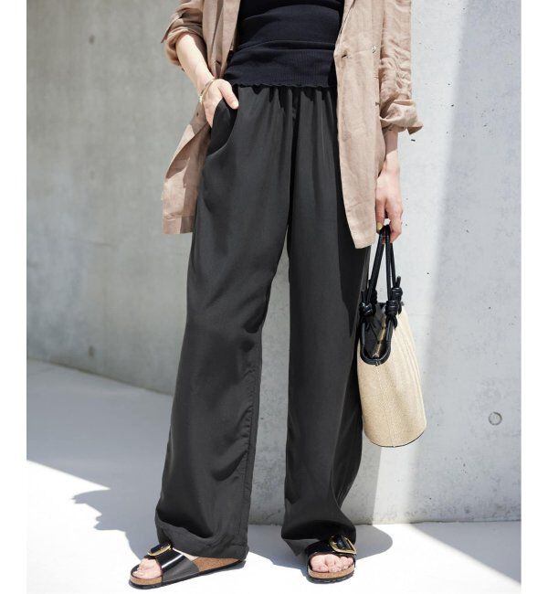 SLOBE IENA「《追加》フィブリルリラックスパンツ」|その他|