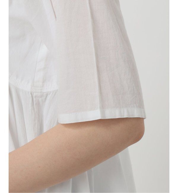 IENA「《追加》AAYUSHI/アユーシ ボリュームフレアハーフスリーブワンピース」|ワンピース|