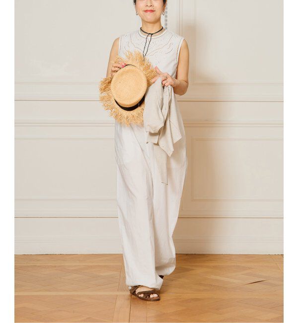 IENA LA BOUCLE「《追加》IENA LA BOUCLE カットワークレースオールインワン2」|オールインワン|