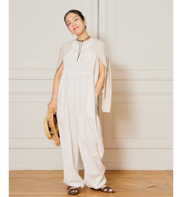 IENA LA BOUCLE「《追加》IENA LA BOUCLE カットワークレースオールインワン2」|オールインワン|