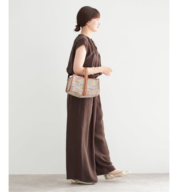 IENA「《追加3》キュプラギャザーネックオールインワン」|オールインワン|