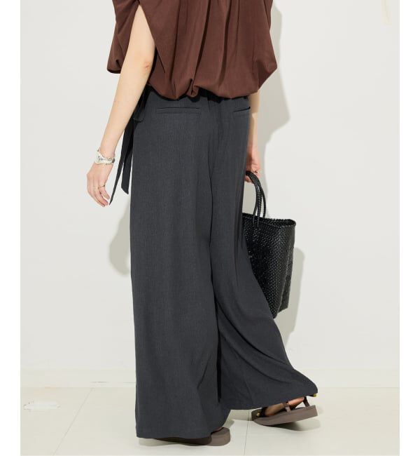 SLOBE IENA「《WEB限定/追加3》ラップジャージパンツ」|その他|