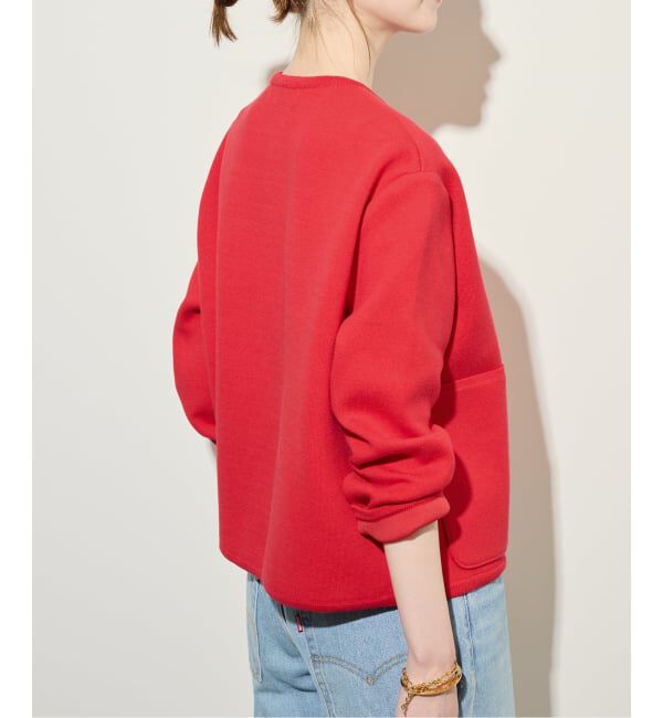 SLOBE IENA「《一部WEB・店舗限定カラーあり》ダブルフェイスニットジャケット」|カーディガン|