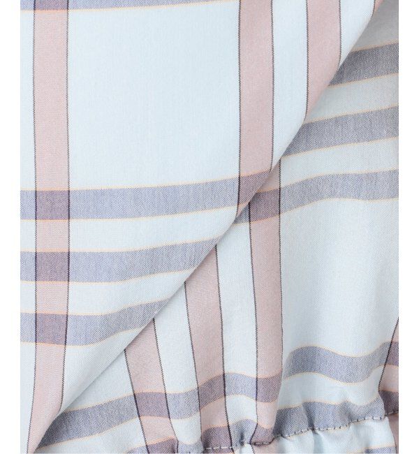 IENA LA BOUCLE「IENA LA BOUCLE C/Pポプリンチェックキャミソール」|キャミソール|