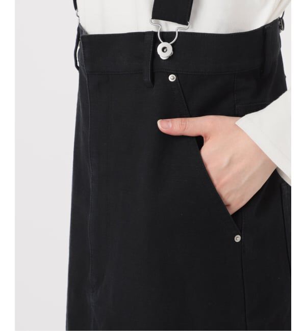 SLOBE IENA「《WEB限定/追加》ハイウエストジャンパースカート」|スカート|