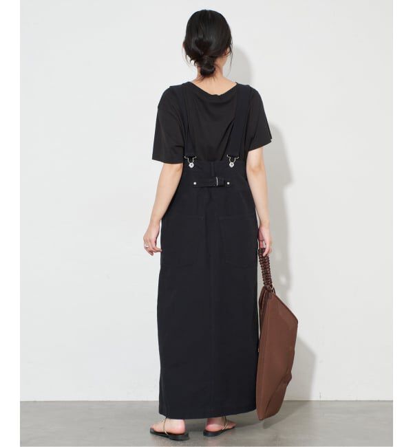 SLOBE IENA「《WEB限定/追加》ハイウエストジャンパースカート」|スカート|