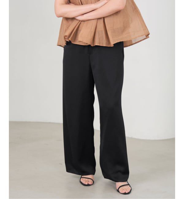 IENA「サテンイージーパンツ」|その他|