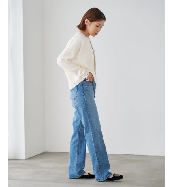 IENA「スーパーファインスムースクルーカーディガン」|カーディガン|