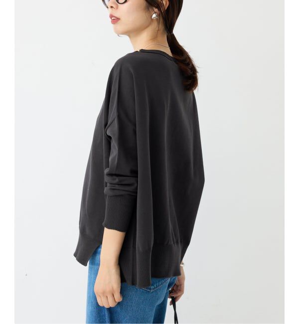 IENA「《WEB限定/追加2》コットンストレッチ NEO2 ワイド長袖プルオーバー」|ニット・セーター|