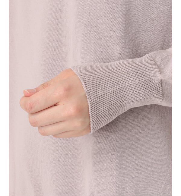 IENA「《WEB限定/追加2》コットンストレッチ NEO2 ワイド長袖プルオーバー」|ニット・セーター|