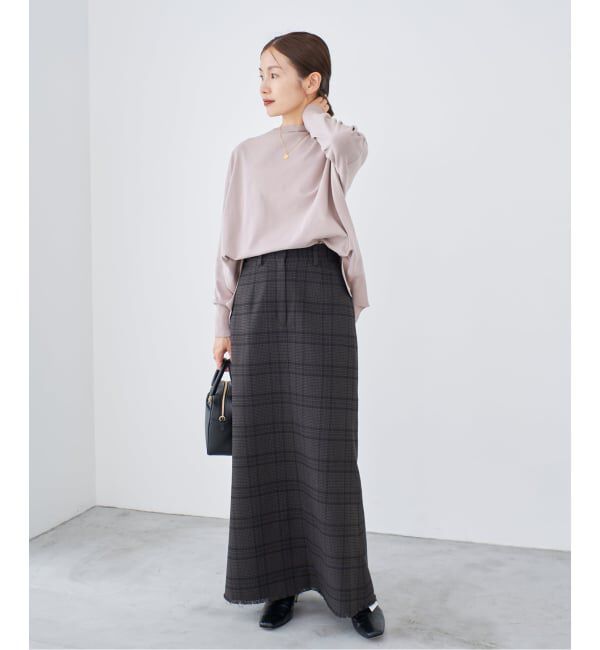 IENA「《WEB限定/追加2》コットンストレッチ NEO2 ワイド長袖プルオーバー」|ニット・セーター|