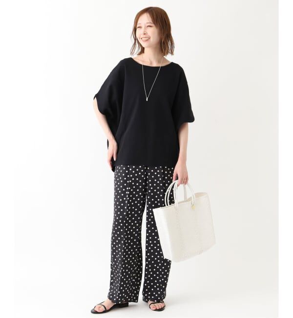 SLOBE IENA「《WEB限定/追加2》プリントサテンイージーパンツ」|その他|