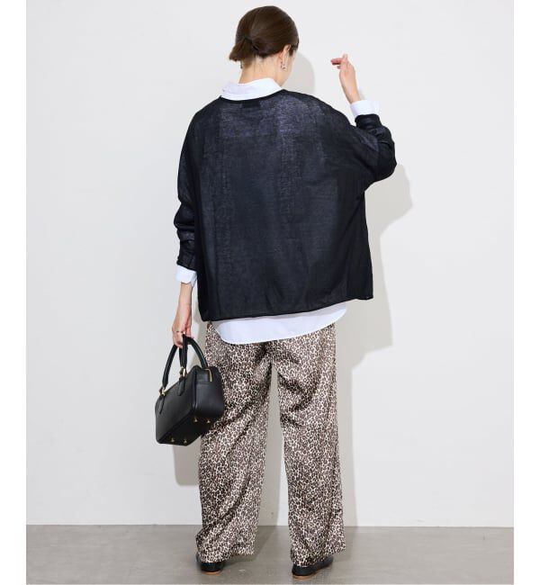 SLOBE IENA「《WEB限定/追加2》プリントサテンイージーパンツ」|その他|