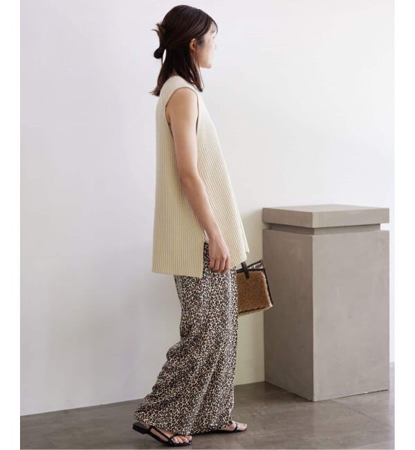 SLOBE IENA「《WEB限定/追加2》プリントサテンイージーパンツ」|その他|