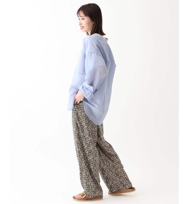 SLOBE IENA「《WEB限定/追加2》プリントサテンイージーパンツ」|その他|