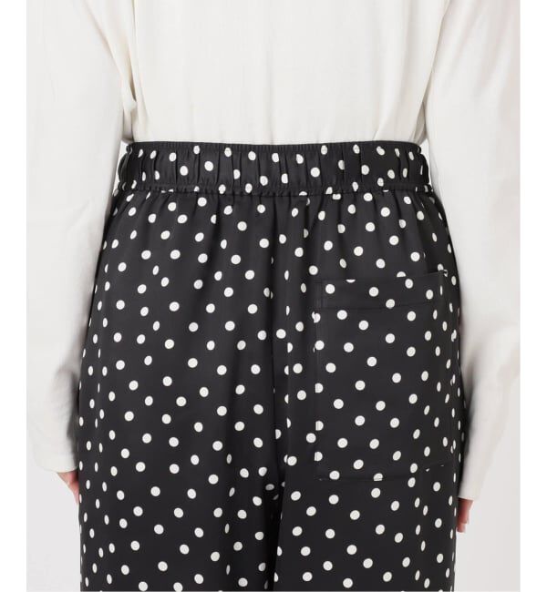 SLOBE IENA「《WEB限定/追加2》プリントサテンイージーパンツ」|その他|