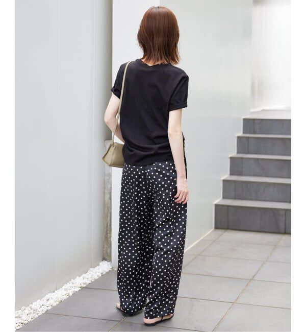 SLOBE IENA「《WEB限定/追加2》プリントサテンイージーパンツ」|その他|