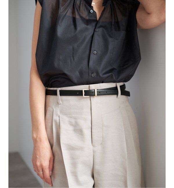 IENA「MANUELA/マヌエラ 20mm LEATHER BELT」|ベルト|