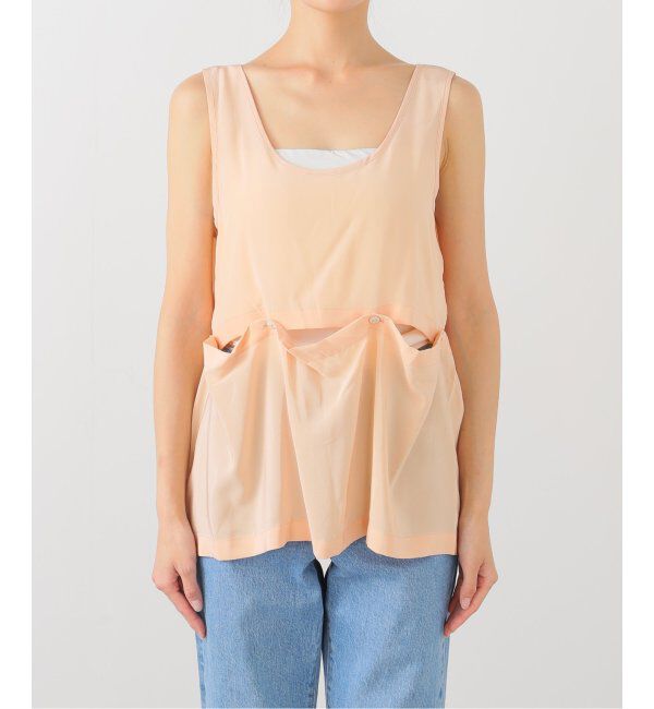 IENA LA BOUCLE「BASERANGE/ベースレンジ SIL トップ TSSISC-AU25」|タンクトップ|