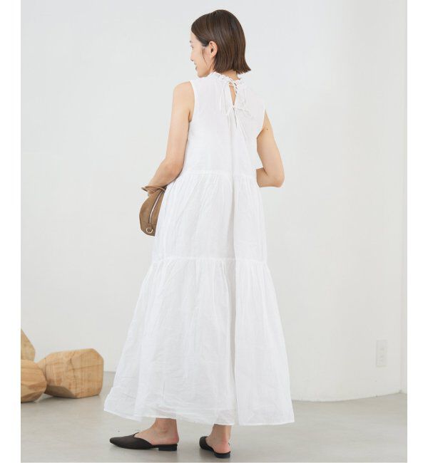 IENA「MARILYN MOON/マリリンムーン Sheer gather OP ワンピース」|ワンピース|