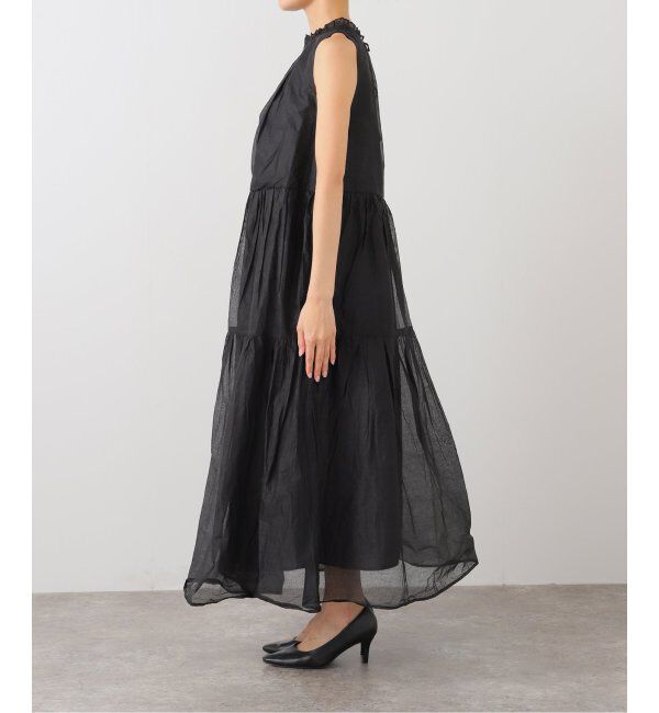 IENA「MARILYN MOON/マリリンムーン Sheer gather OP ワンピース」|ワンピース|