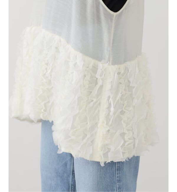 IENA LA BOUCLE「IENA LA BOUCLE フリルチュニック」|チュニック|
