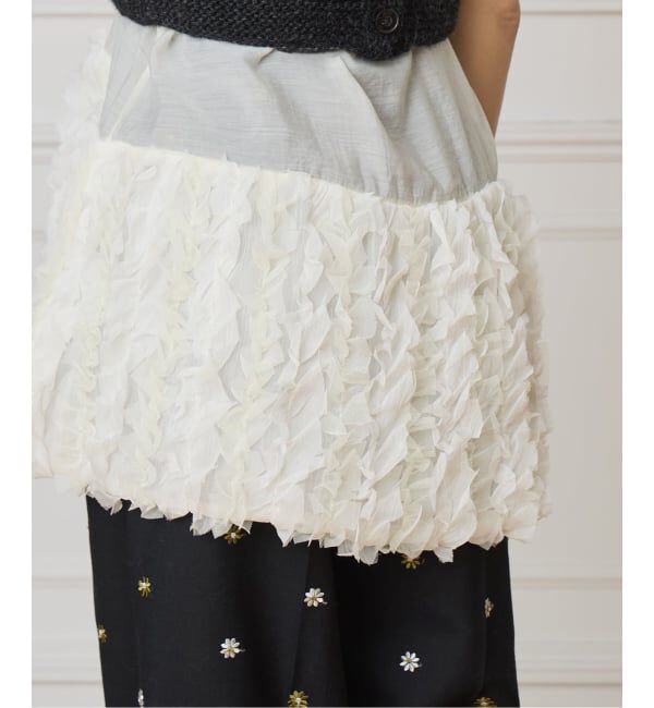 IENA LA BOUCLE「IENA LA BOUCLE フリルチュニック」|チュニック|