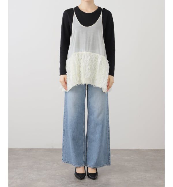 IENA LA BOUCLE「IENA LA BOUCLE フリルチュニック」|チュニック|