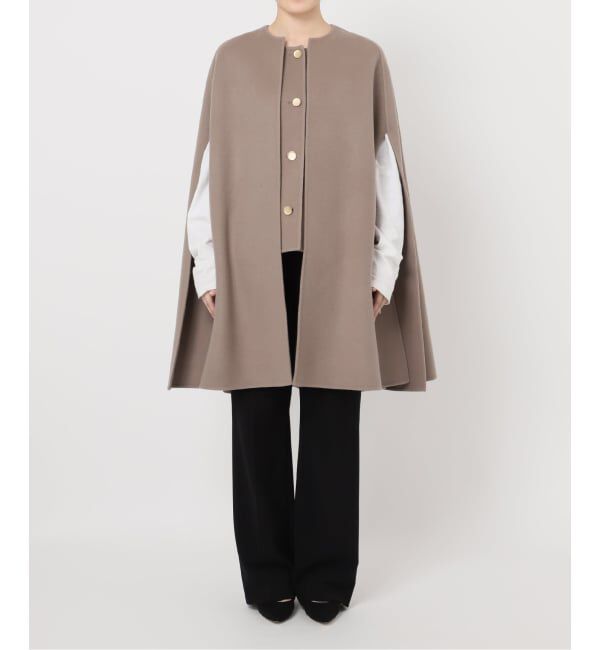 VERMEIL par iena「リバーマント」|ポンチョ・ケープ|