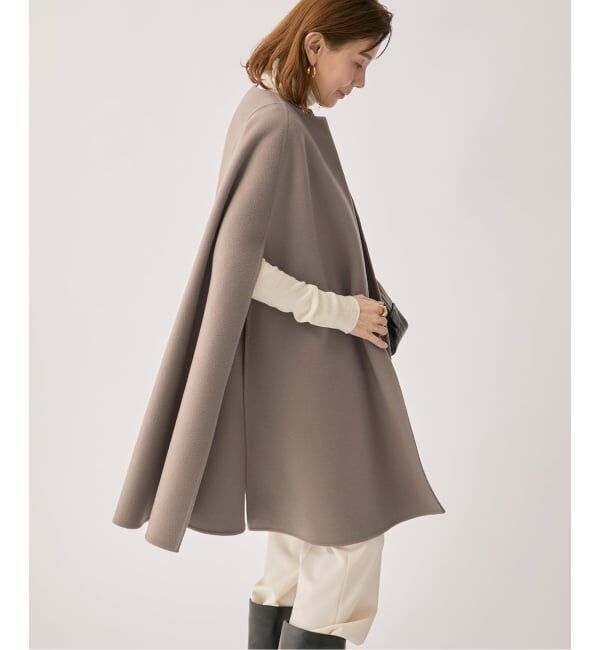 VERMEIL par iena「リバーマント」|ポンチョ・ケープ|